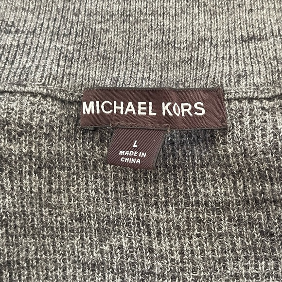 MICHAEL KORS Men’s Zip Up - Grey - Picture 3 of 5